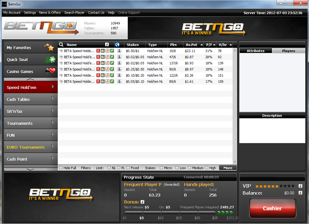 speed holdem