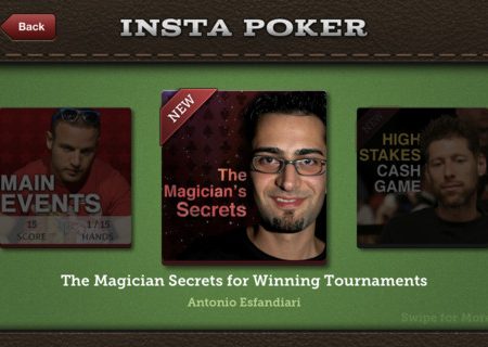 App Para iPhone Ensina a Jogar Poker Com a Ajuda de Antonio Esfandiari e Huck Seed