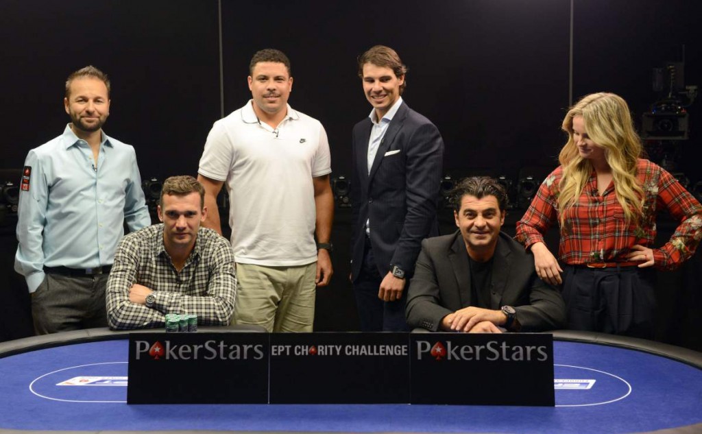 Rafael Nadal e integrantes do evento