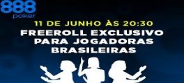 Freeroll Especial do 888Poker Comemora Criação de Torneios Exclusivos Para Mulheres