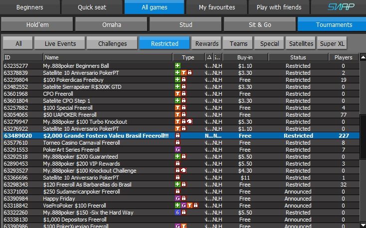 Bruno Foster freeroll