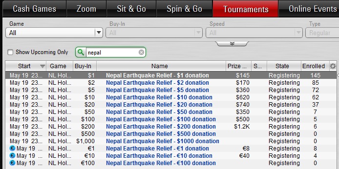 lobby nepal pokerstars