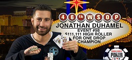 Jonathan Duhamel Vence o High Roller for One Drop da WSOP