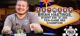 Brian Hastings Conquista Seu Segundo Bracelete da WSOP 2015
