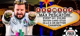 Max Pescatori Vence Craques e Também Ganha Seu Segundo Bracelete da WSOP 2015