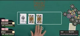 VÍDEO: Flop do Cash Game Milionário do Aria Aparece com Cartas Iguais