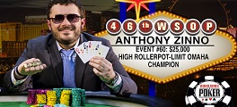 Anthony Zinno é Campeão do High Roller de Omaha da WSOP
