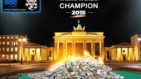 888Poker Tem Satélites a Partir de €0,01 Para o Main Event da WSOPE Berlim