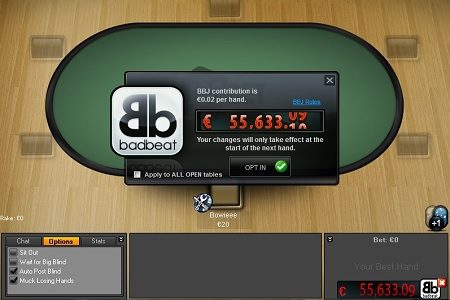 Bad Beat Jackpot do 188BET Está em €55 Mil