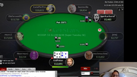 Acompanhe Negreanu Jogando Ao Vivo o WCOOP