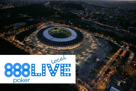 Participe do Satélite Para o 888poker Live no Mineirão