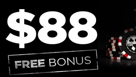 Cadastre-se no 888poker e Ganhe $88 em Bônus