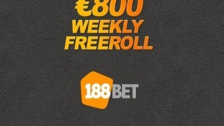188BET Oferece Freeroll Semanal Restrito Com €800 em Prêmios