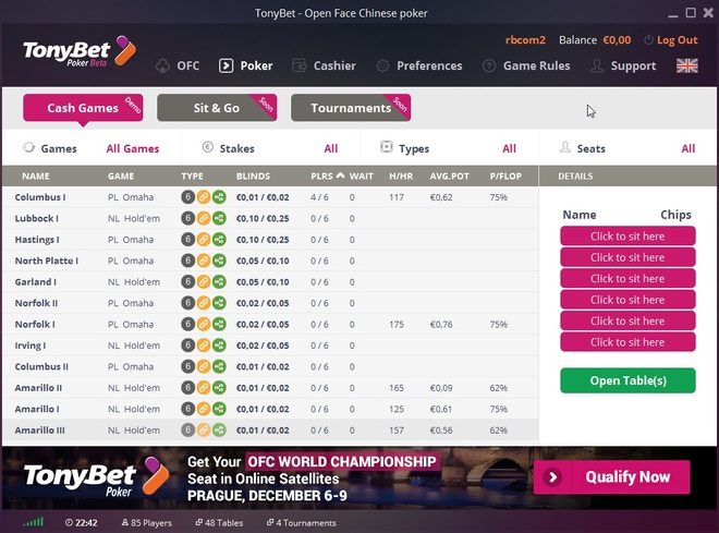 tonybet lobby