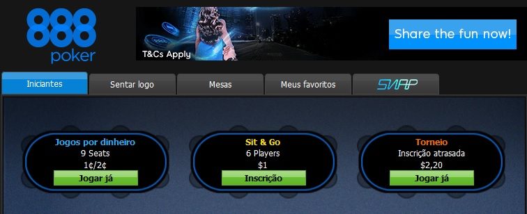 888poker lobby