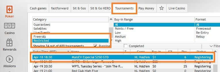 partypoker torneio 18 abril
