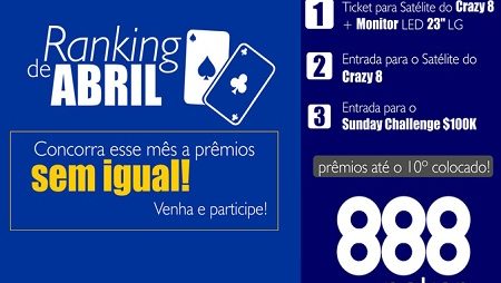 Mberetta82 e IsMuitaBad Disputam o Título do Ranking MaisEV de Abril
