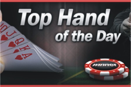 Ganhe Até $200 com a Melhor Mão do Dia no Winner Poker