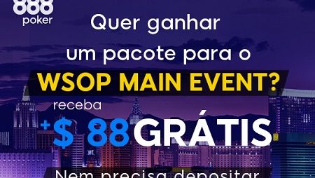 Viva o Jogo em Vegas do 888poker Distribui Cinco Pacotes Grátis de US$ 12.500 à WSOP