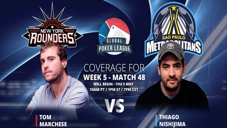 Acompanhe Thiago Decano Contra Tom Marchese em Mais Um Dia de Heads-Up Pela Global Poker League