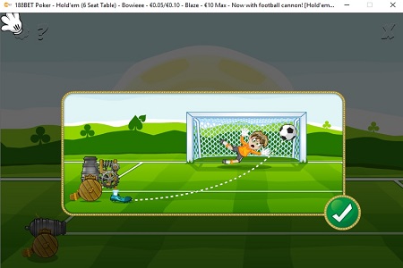 Ganhe 20 Mãos nos Cash Games do 188BET e Fature Até €100 em Mini Jogo de Futebol