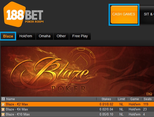 blaze 188bet lobby