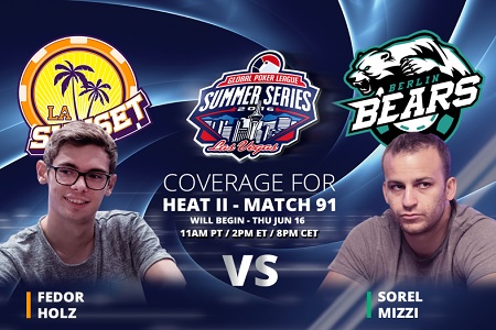 Assista Fedor Holz e Sorel Mizzi nos Duelos de Heads-up da GPL