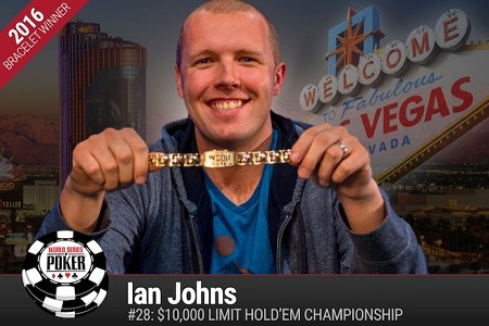 Ian Johns Fatura Seu Segundo Bracelete na WSOP 2016