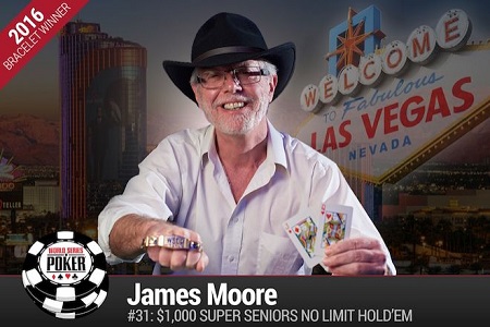 James Moore Vence o Super Seniors No-Limit Hold’em da WSOP