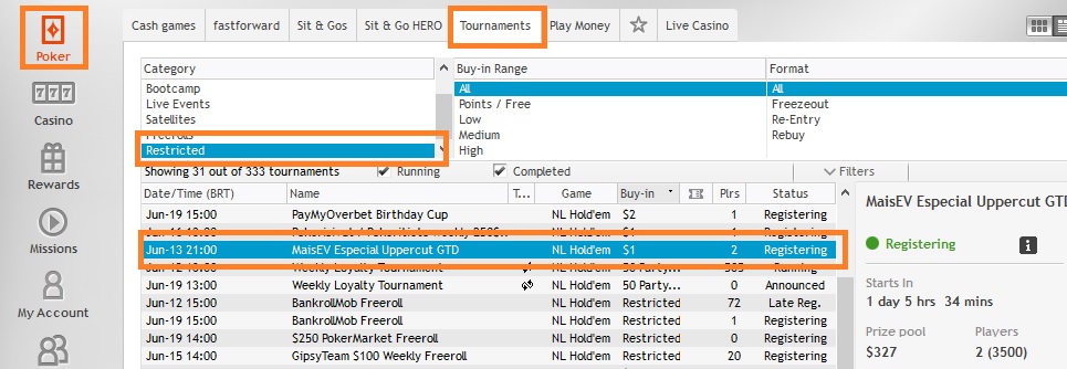 maisev especial 13 junho partypoker