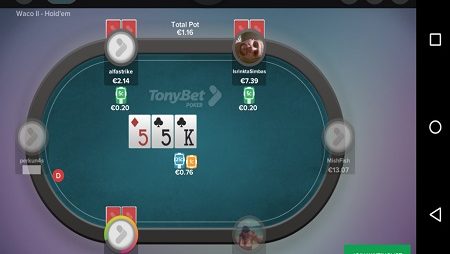 Tonybet Lança Cash Games de NLH e PLO Para Android