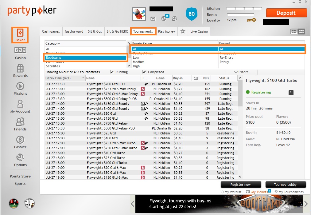 grade partypoker micro