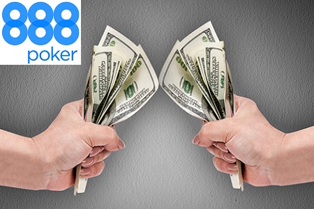 Ganhe US$ 10 no 888poker