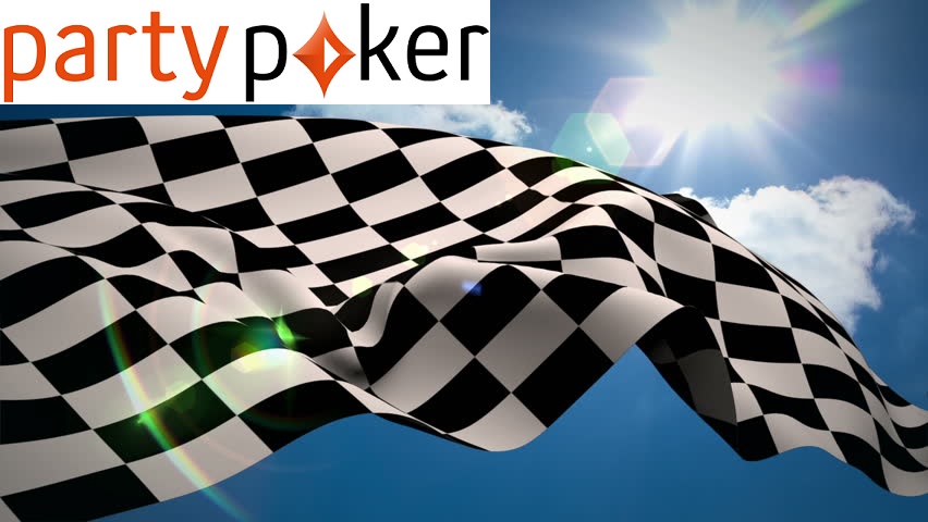 bandeirada corrida de pontos partypoker