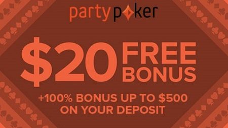 Ganhe US$ 20 na Hora no PartyPoker