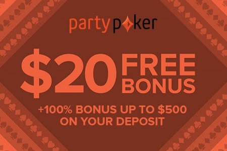 Ganhe US$ 20 na Hora no PartyPoker