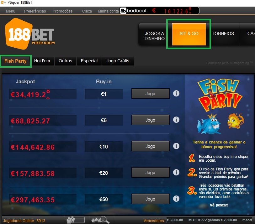 lobby fish party 188bet b