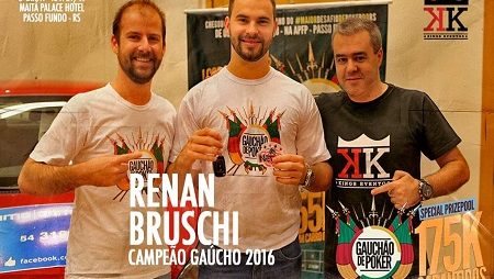 Renan Bruschi Vence o Gauchão de Poker 2016