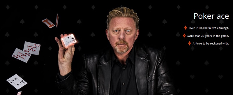 boris becker beat the ace partypoker
