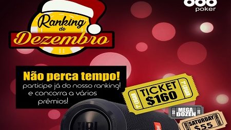 Ranking MaisEV de Dezembro no 888Poker Tem Caixa de Som JBL Para o Campeão