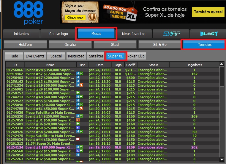 super xl series lobby
