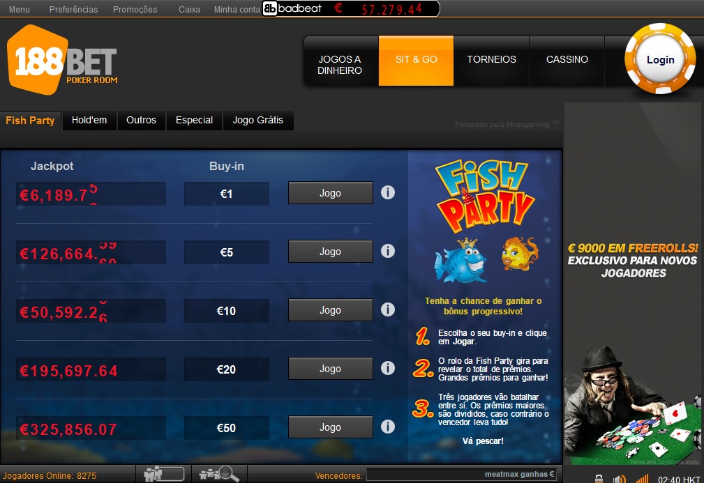 fish party lobby