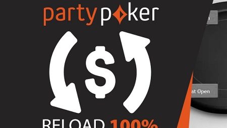 Aproveite o Bônus de Reload do PartyPoker de 100% Até US$ 100