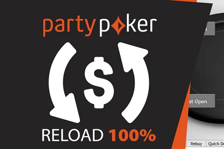 Aproveite o Bônus de Reload do PartyPoker de 100% Até US$ 100