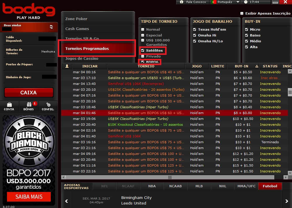 lobby bodog