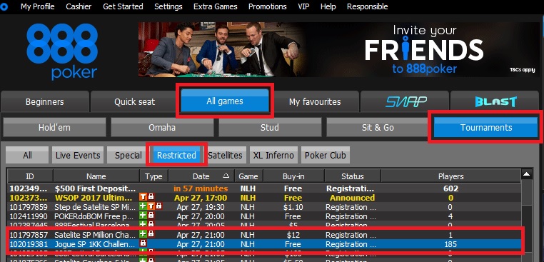 lobby freeroll bruno kawauti