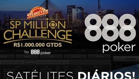 888poker Tem Satélites Diários Para o SP Million Challenge, Veja Como Participar