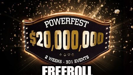 Freeroll Para Brasileiros Distribui 5 Entradas Para o Powerfest #152, com US$ 1 Milhão Garantidos