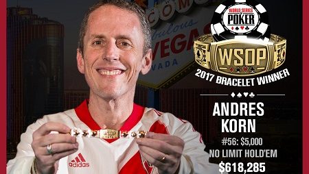 Andres Korn Conquista o Segundo Bracelete Argentino na WSOP