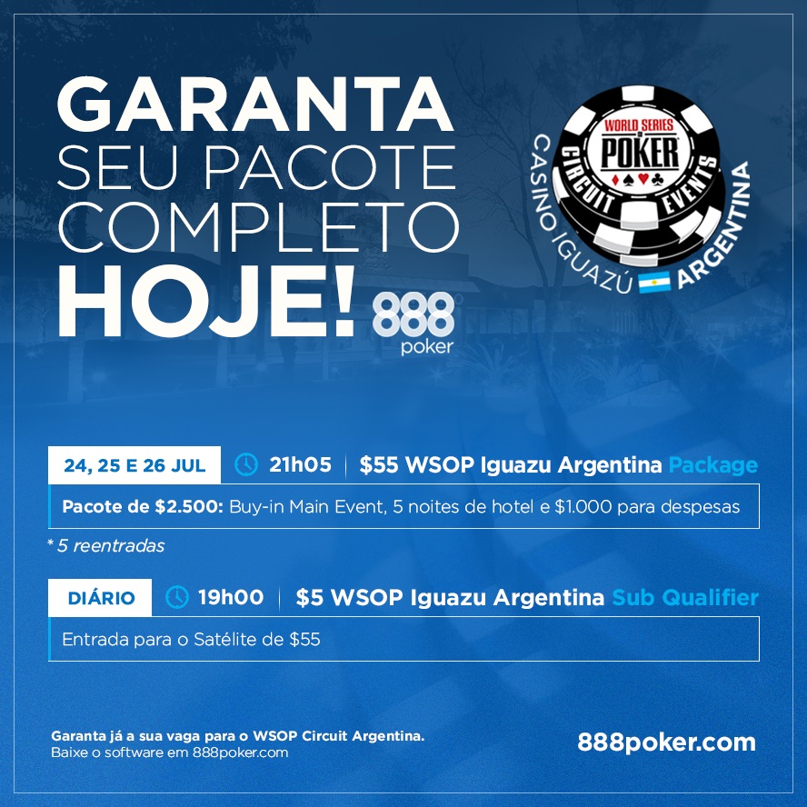 satélite wsop argentina 888poker G